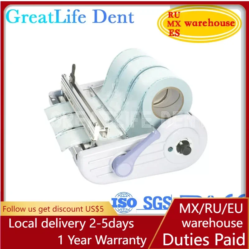 

GreatLife Sterilization Pouch Automatic Dental Sealing Machine Dental Sealer Sealing Machine Sealing Machine Dental Laboratory