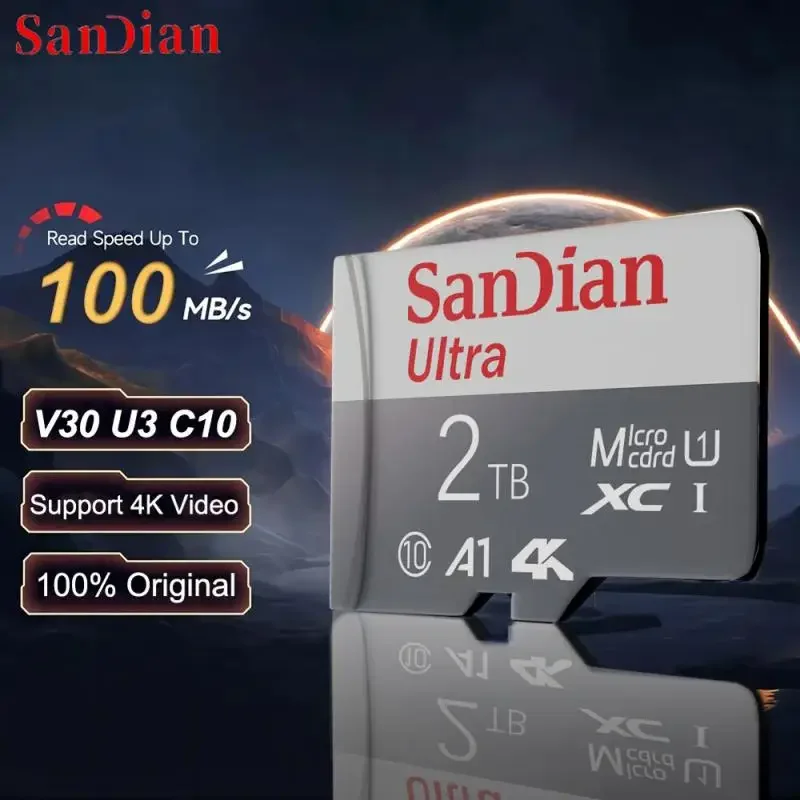 

2 ТБ SD-карта для Nintendo Switch Micro TF SD-карта 1 ТБ 128 ГБ 256 ГБ 512 ГБ Водонепроницаемая флеш-карта памяти для Nintendo 64 Game