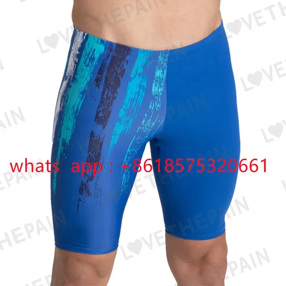 

Summer Men Swimwear Training Swim Shorts Trunks New Beach Tights Quick Dry Swimming Jammer Running Sports Surfing Swimsuit Pants