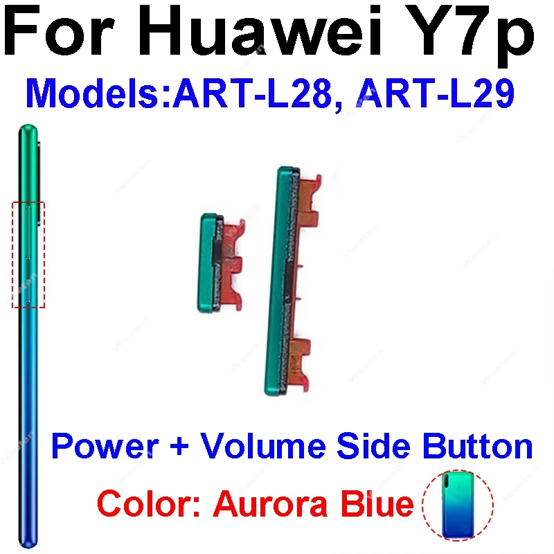 Nappe Bouton Power/Volume Pour Smartphones Wiko (View, Y51-Y82, Lenny, Power U) - Multicolore - Neuf