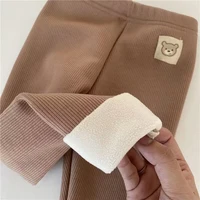 Leggings une pièce coréens pour enfants, unisexe, pour garçons et filles, bébé, prévention du froid, chaud, dessin animé, pieds liés élastiques, nouvelle collection automne hiver 6