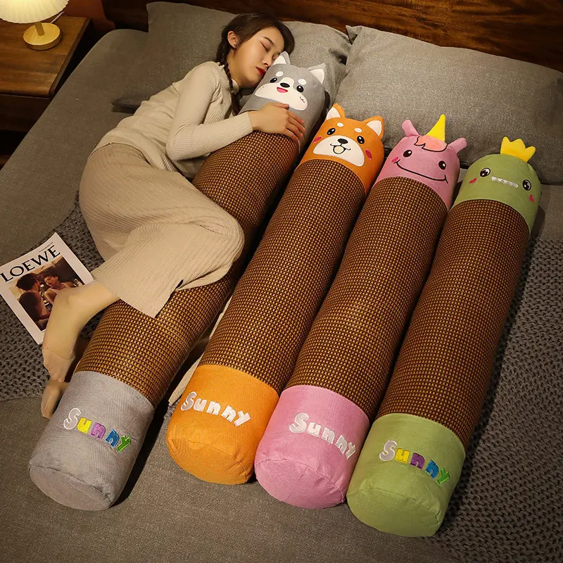 

Long Pillow Girls' Side Sleeping plush cylindrical long pillow cute plush toy girl bed long pillow cushion