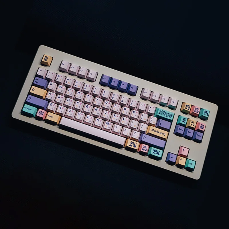 Custom Cute Keyboard Cap, Perfil Cereja, Acessórios Teclado Mecânico