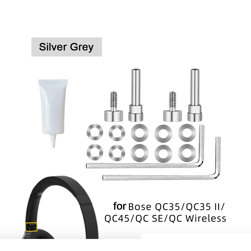 for Bose QC35 QC35 II QC45 QC SE Hinge Screws Only - Replacement Pivot Screws for Headphone Repair
