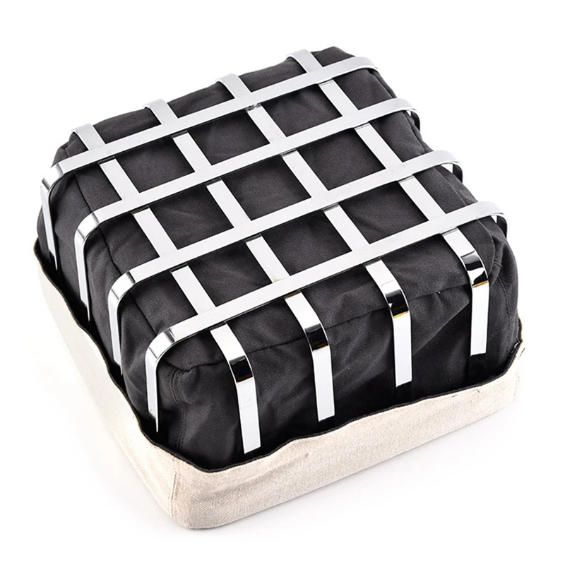 Metal Bread Basket, Bread And Fruit Basket, Basket Brunch, Metal Basket With Removable C Easy To Use
