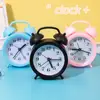 Double Bell Clock Accurate Timekeeping Battery Operated Analog Mini Round Bedside Desk Alarm Clock Cute Kids Gift 1
