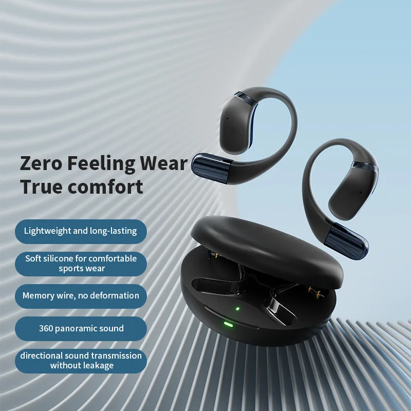 

Comfortable to wear without going into the ear Immersive surround sound experience