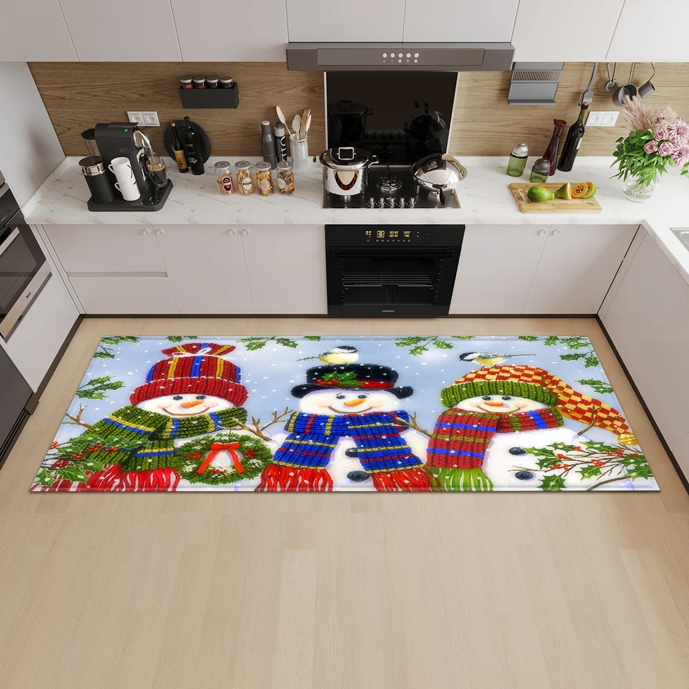Home Entrance Doormat Foot Mat Carpet Christmas Kitchen Foot Mat