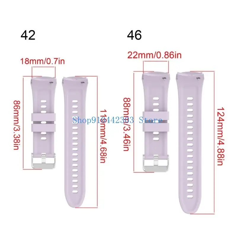 652F 범용 통기성 퀵 릴리스 손목 밴드 팔찌 42mm 46mm 방수 부드러운 소재 시계 5 장치에 적합