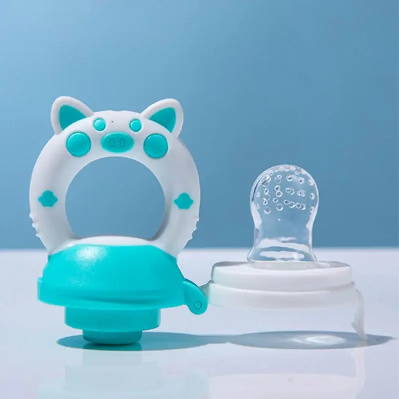 Fruit and vegetable supplementary Feeding Pacifier baby food gum Food-grade silicone Fruit and Vegetable Bite feeding pacifier