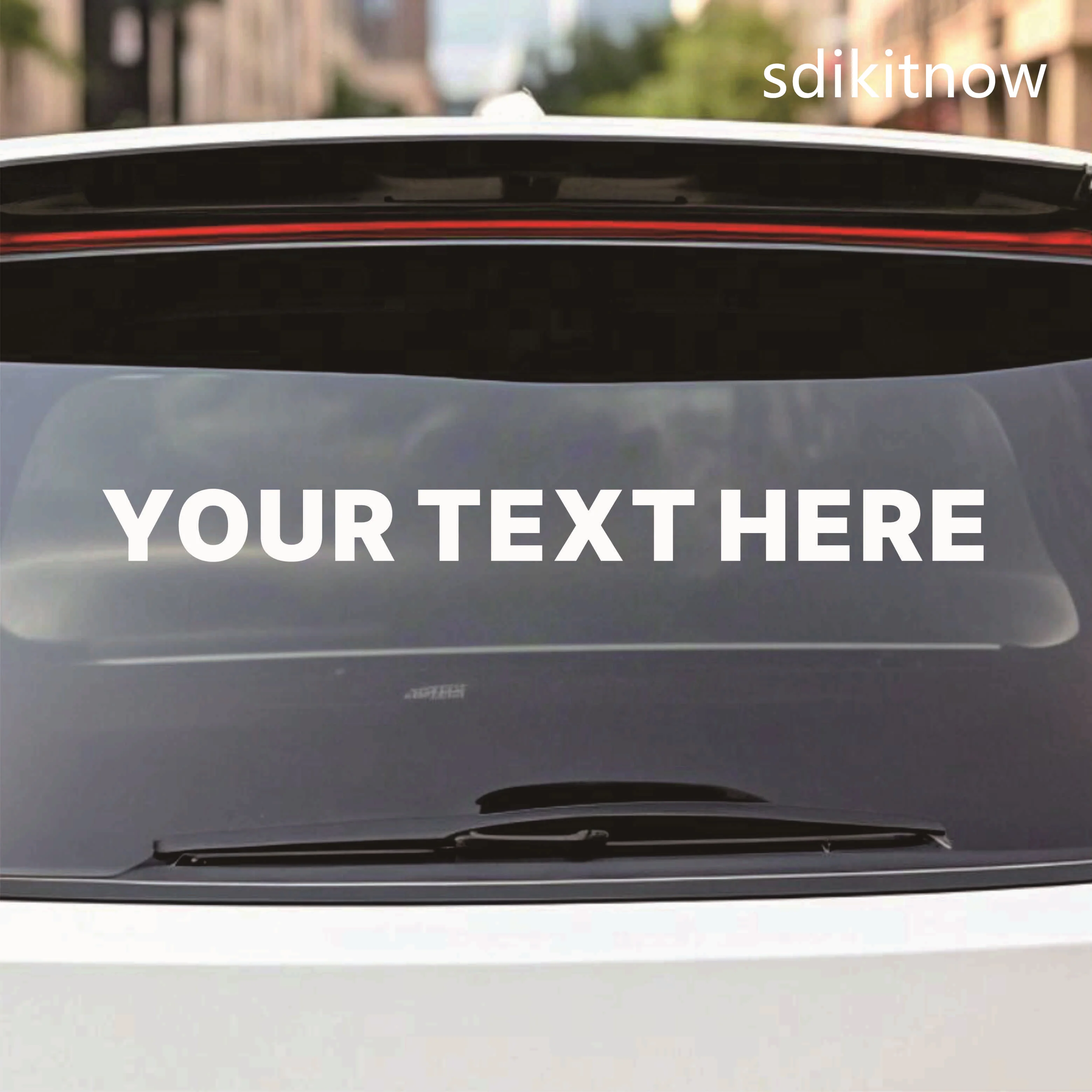 Personalized Multilingual Custom Text Sticker for Car or Door Decoration