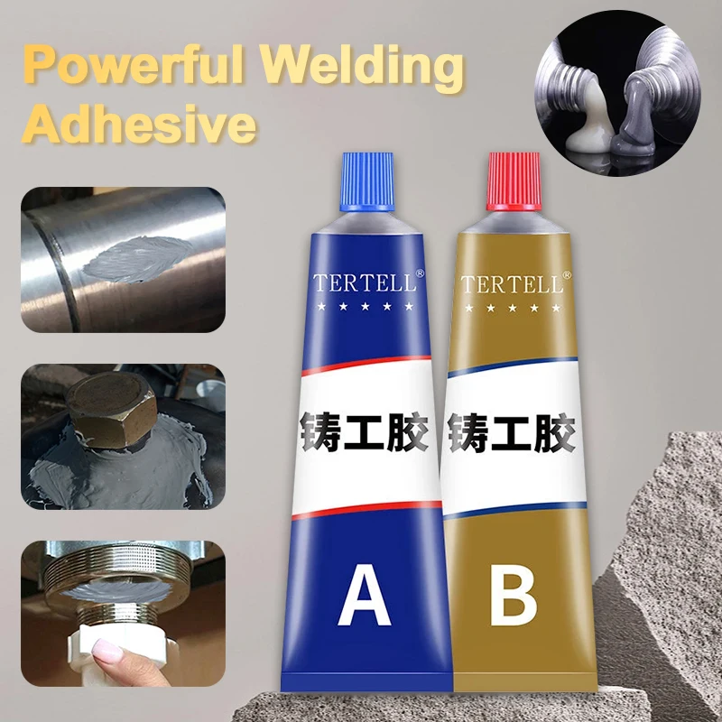 

Strong Liquid Metal Repair Glue High Strength Bonding Sealant Magic Plastic Repair Casting Adhesive Industrial AB Sealant