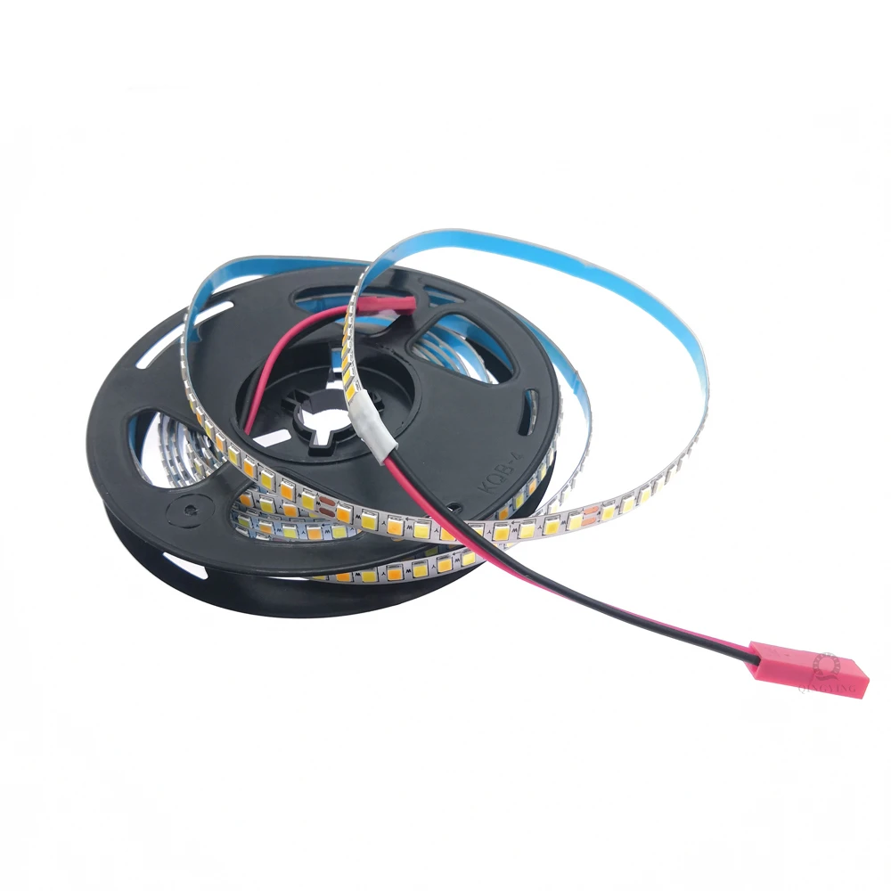 3m/set LED Strip SMD2835 200D/m 2Pin 220-260mA Constant Current Flexible Light Tape 3000K+6500K (51-60W)x2Colors For Chandelier