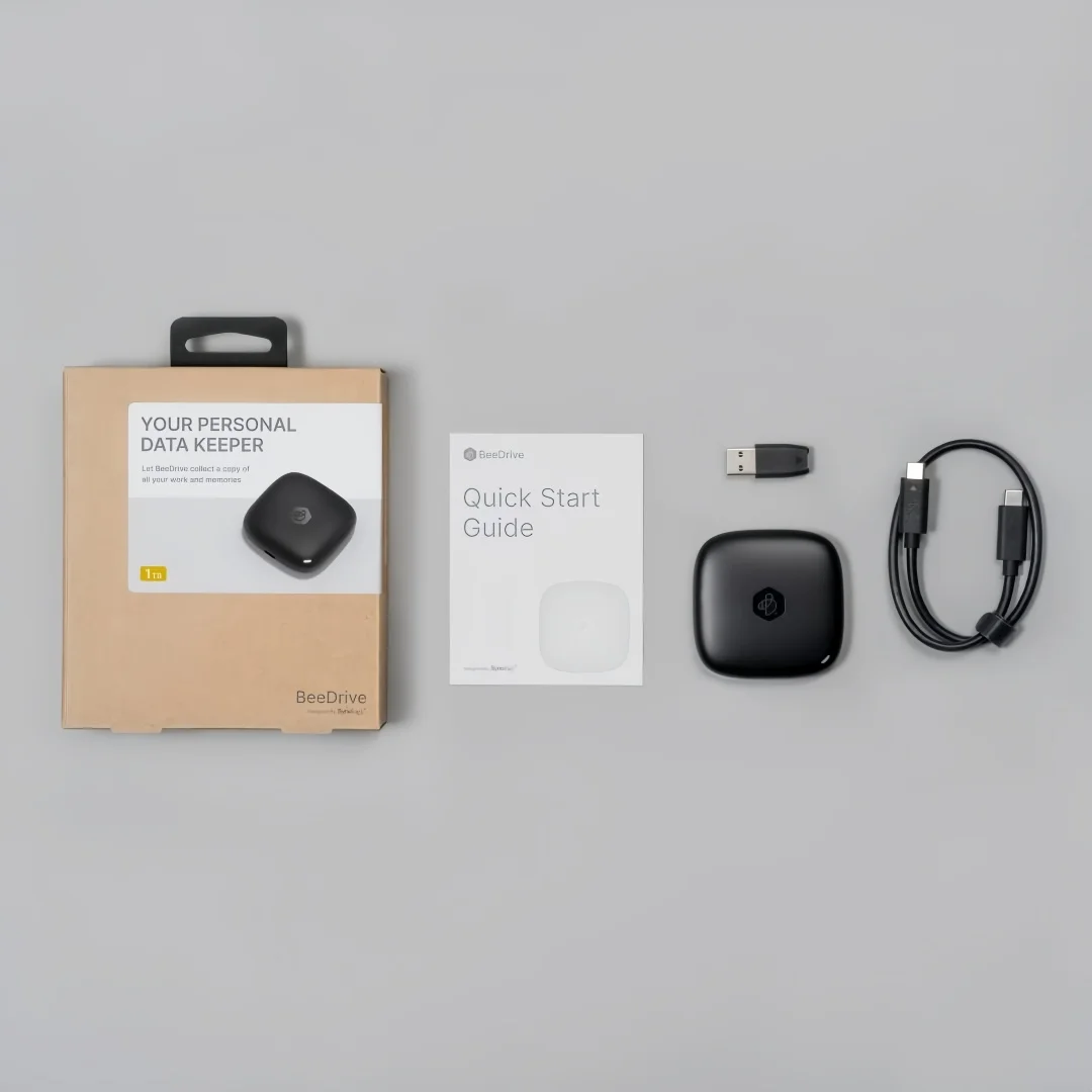 Synology BeeDrive1TB 2TB 개인용 백업 스토리지 어시스턴트 무선 네트워크 고속 전송