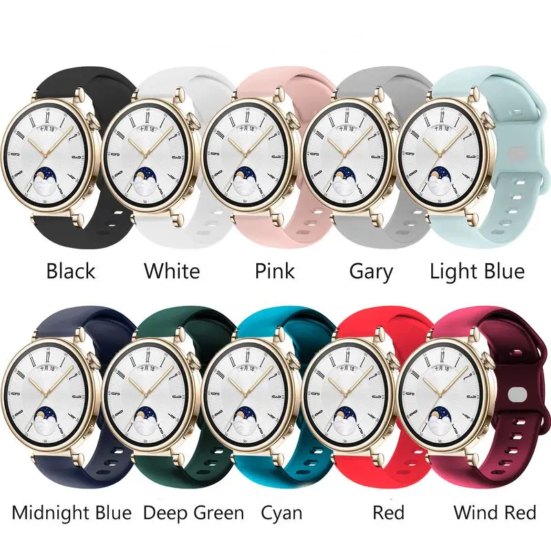 Silicone Sports Strap for Garmin Vivoactive 4S Quick Release