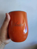 Wine Glasses 12oz Beer Thermos Cold Tumbler Egg Cup Beer Mug Double Wall Vacuum Insulated Water Cup Bar Drinkware With Seal Lid 3