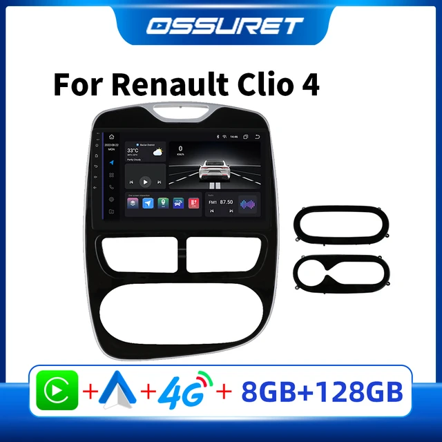 2 Din Android Radio Wireless CarPlay For Renault Clio4 BH98 KH98 2012-2018  Multimedia Player Bluetooth Navigation GPS Autoradio - AliExpress