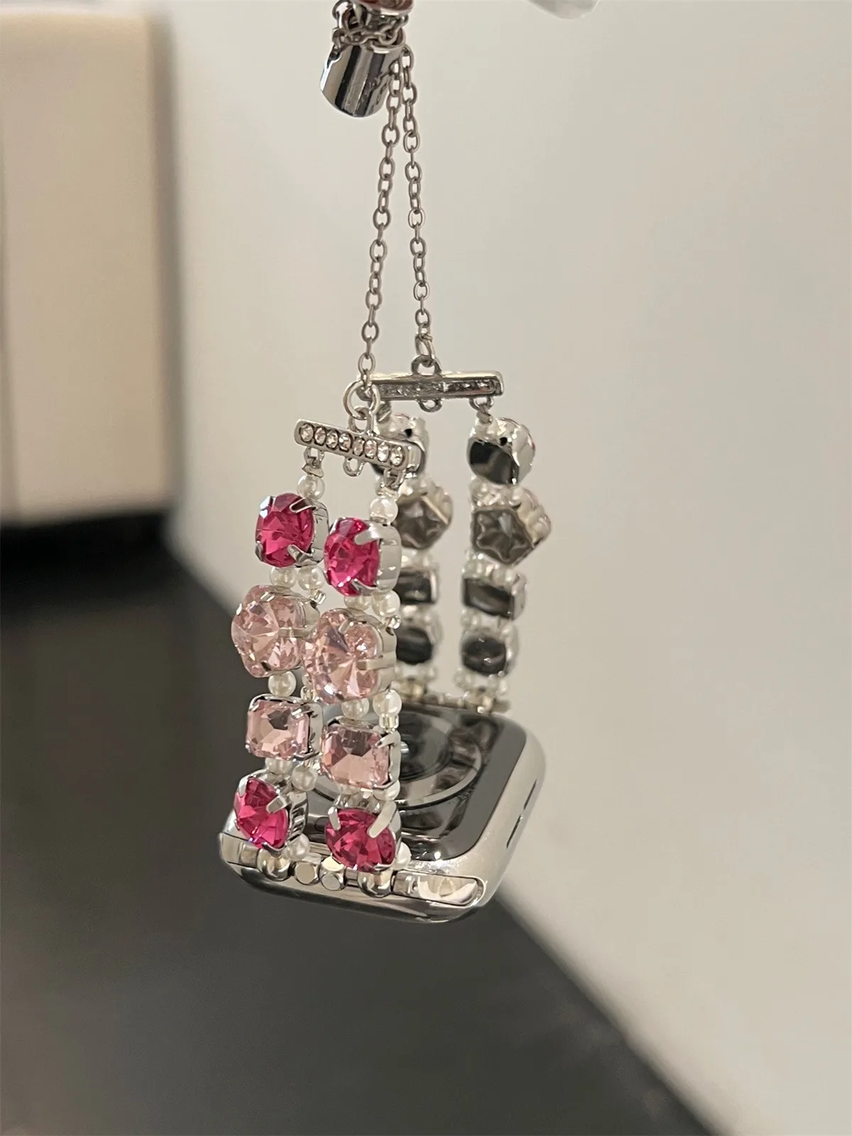 Cinturino per orologio in acciaio inossidabile per gioielli per iWatch Ultra 2 Series 10/9/8/7/6/5 Cinturino per orologio alla moda 42/44/45/46/49mm 38/40/41mm_voghion.com