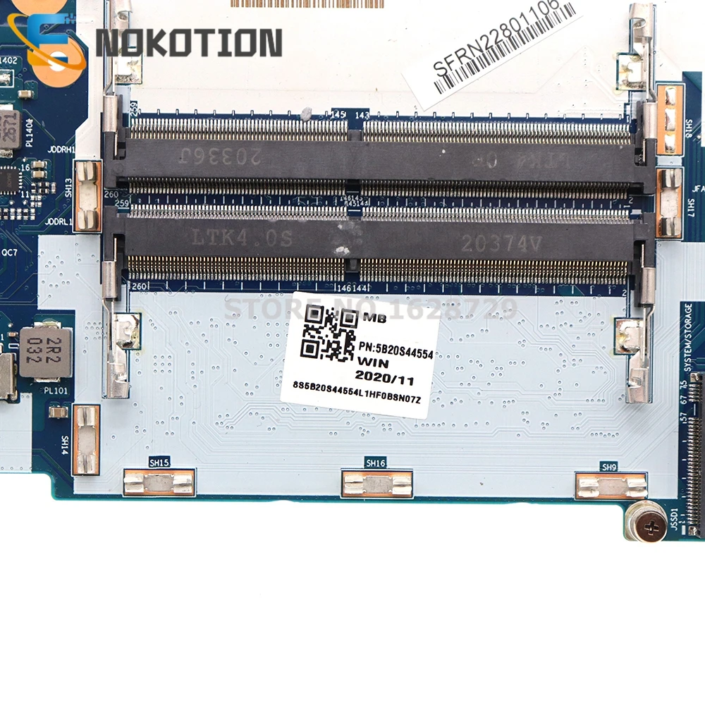 For Lenovo Legion 15ARH05 R7000 2020 Laptop Motherboard