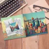 Beautiful Architecture Coloring Book 24pages of House Adult Picture Book Graffiti Painting Drawing can relax and relieve stress 2