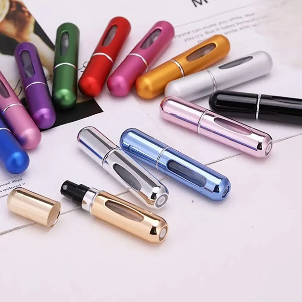 5ml Portable Mini Refillable Perfume Bottle Spray Scent Pump Empty Cosmetic Container Atomizer Bottle for Travel