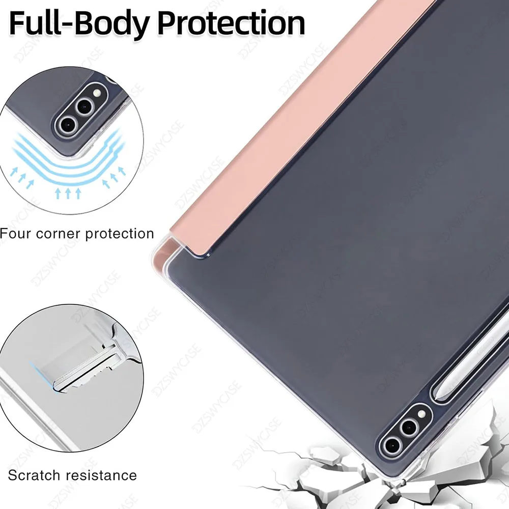 Ultra Slim Tablet Cover with Pen Holder and Auto Sleep/Wake