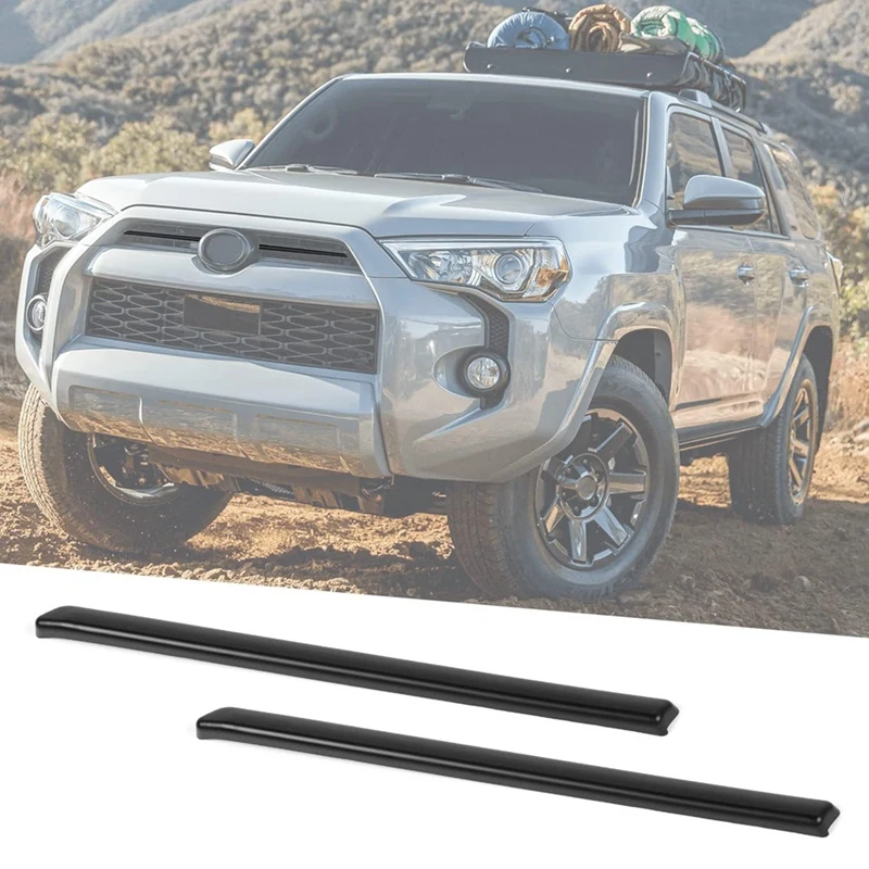 Upgrade Your 2020+ Toyota 4Runner Front Grille! Gloss Black Center Grille Cover Trim (2-Piece Set)