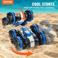 VEVOR Amphibious RC Car Boat 2.4GHz 12 km/h Electric Remote Control 360° Rotating Stunt Car Water Beach Pool Toys Boys Gifts 2