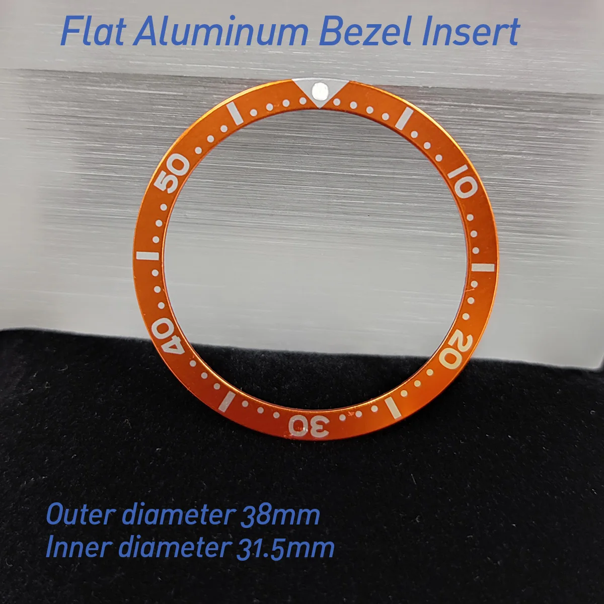 38mm Luminous Flat Aluminum Bezel Insert,38mm Flat Aluminum Bezel ...