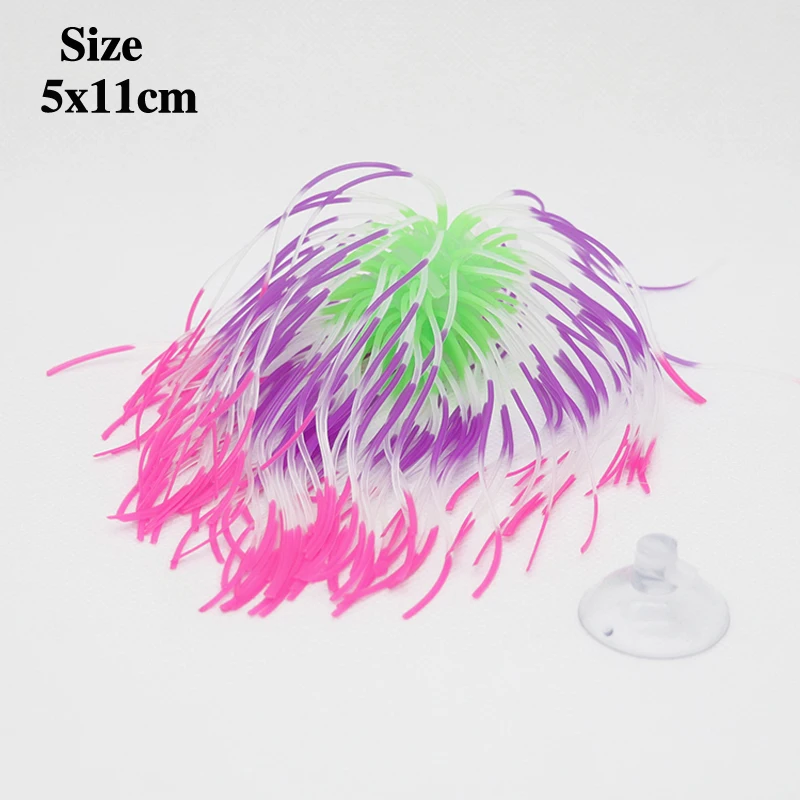 Artificial Silicone Emulation Firework for Underwater World Decoration Aquarium Fish Tank