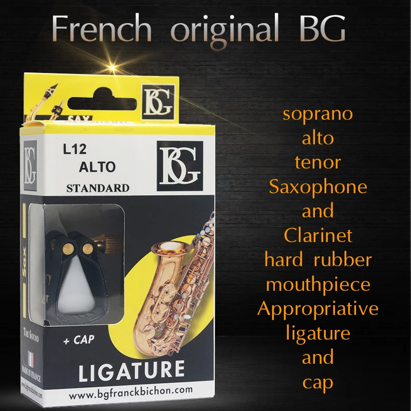Bg France Soprano Tenor Alto Hard Rubber Mouthpiece Ligature L14 L13 L12 And Clarinet Ligature And Cap L6