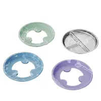 Divided Design Baby Sucker Dining Plate Silicone Suction Cup Non-Slip Children 3 Grids Dishes Anti-fall 304 Stainless Steel