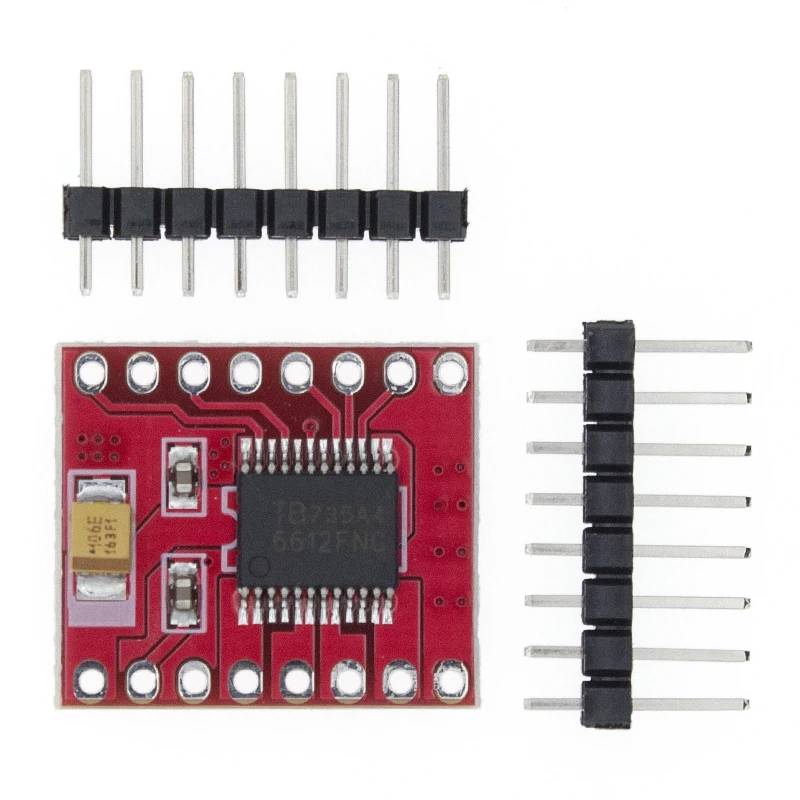 TENSTAR 2 Stück TB6612 Dual Motor Driver Board Rot 1A TB6612FNG Chip Mikrocontroller – Detail 1