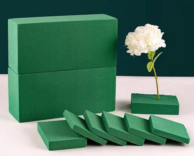 Floral Foam Blocks Large Wet Foam For Fresh Flowers 8 Pcs Foam Flower Blocks  Packaging Bouquet Flower Material Flower Mud Brick - AliExpress