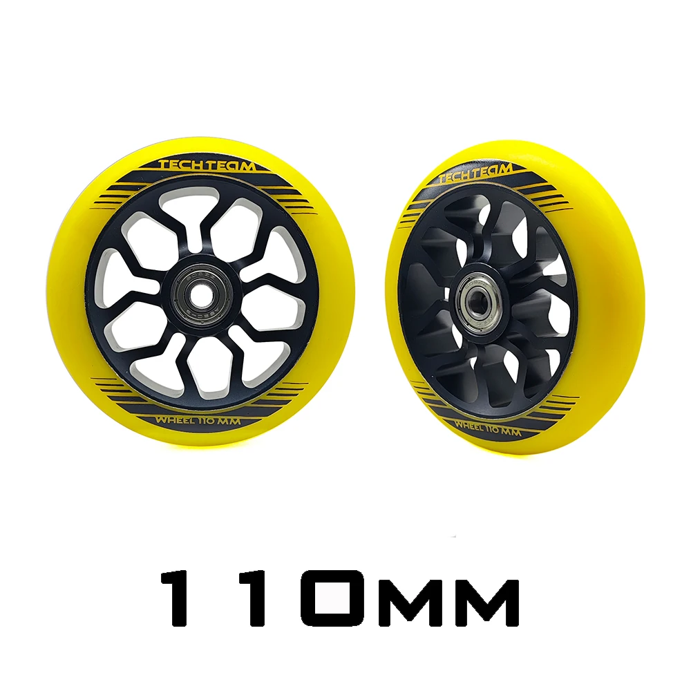 Premium Replacement Scooter Wheels with Bearings & Bushings - Set of 2