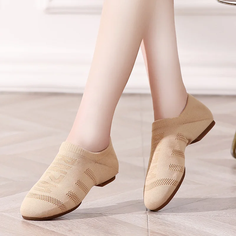Sneakers Ballet Dance Shoes Women Soft Training Shoes Adult Teacher Cheerleading Shoes Outdoor Ballet Shoes Yoga Belly Dance