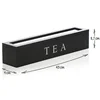 Wooden Tea Bag Storage Box Solid Wood Flip Style Tea Room Coffee Capsule Storage Box Watch Jewelry Compartment Wooden Box 3