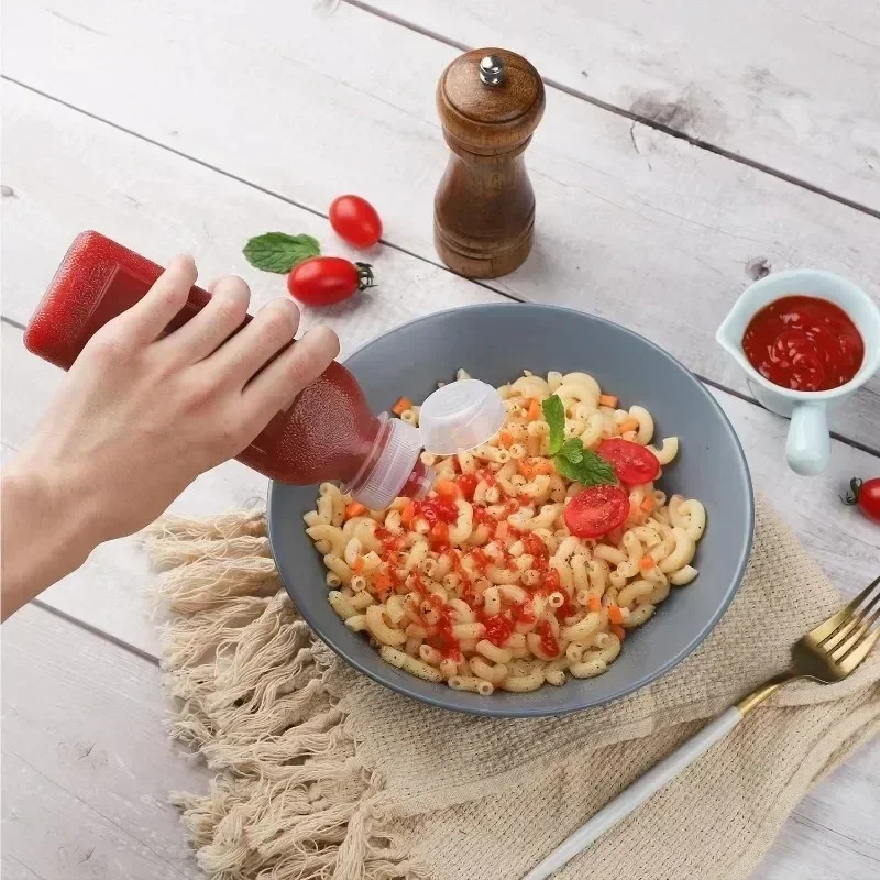 Kitchen Oil Bottle Squeeze Seasoning Bottle Screaming Oil Control Bottles Salad BBQ Dispenser Sauce Soy Condiment Container Tool
