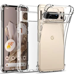 Premium Shockproof Silicone Soft Case - Transparent Clear Slim Cover Shell - GOOGLE PIXEL 9 PROXL