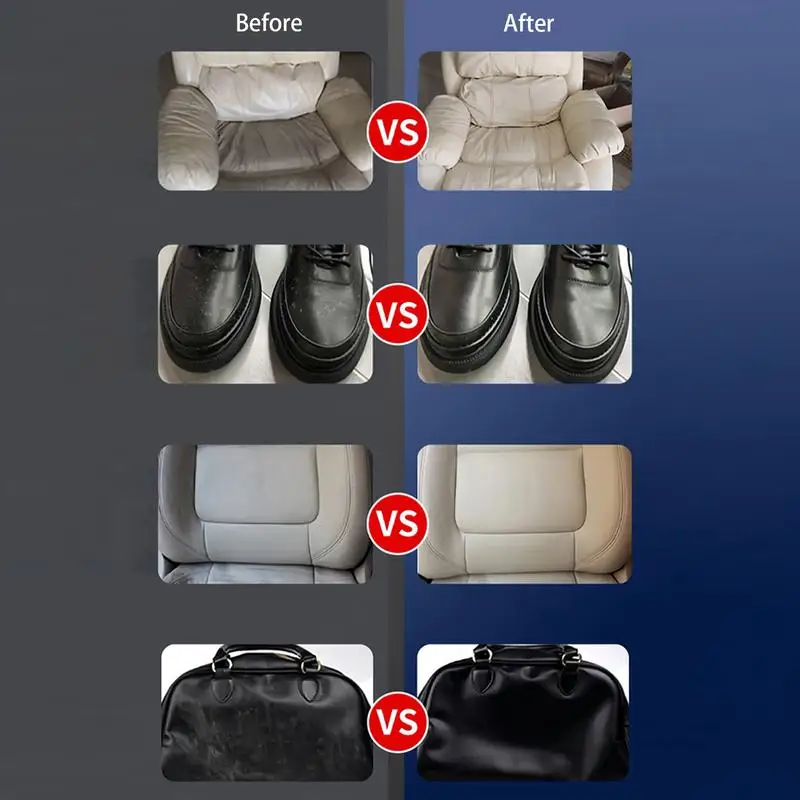 120g Car Leather Seat Maintenance Care Oil Odorless Cream Interior Polishing Stain Removal Refurbished Leather Sofa Restorer