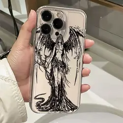 Punk Couple Angel Design Phone Case - Stylish and Protective for Nova 7 SE (S12853)