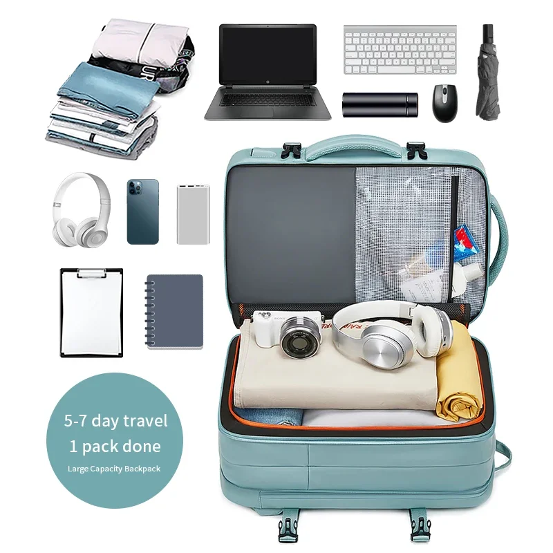 travel backpack for men expanded 39l hiking business laptop backpack for women usb charging 17 inch waterproof school backpack Travel Backpack For Men Expanded 39L hiking Business Laptop Backpack For Women USB charging 17 inch waterproof school Backpack 3