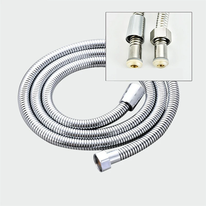 

5m 304 Stainless Steel Shower Hose High Quality faucet hose flexible shower Hose thick Silicone Bathroom 3 meter shower hose