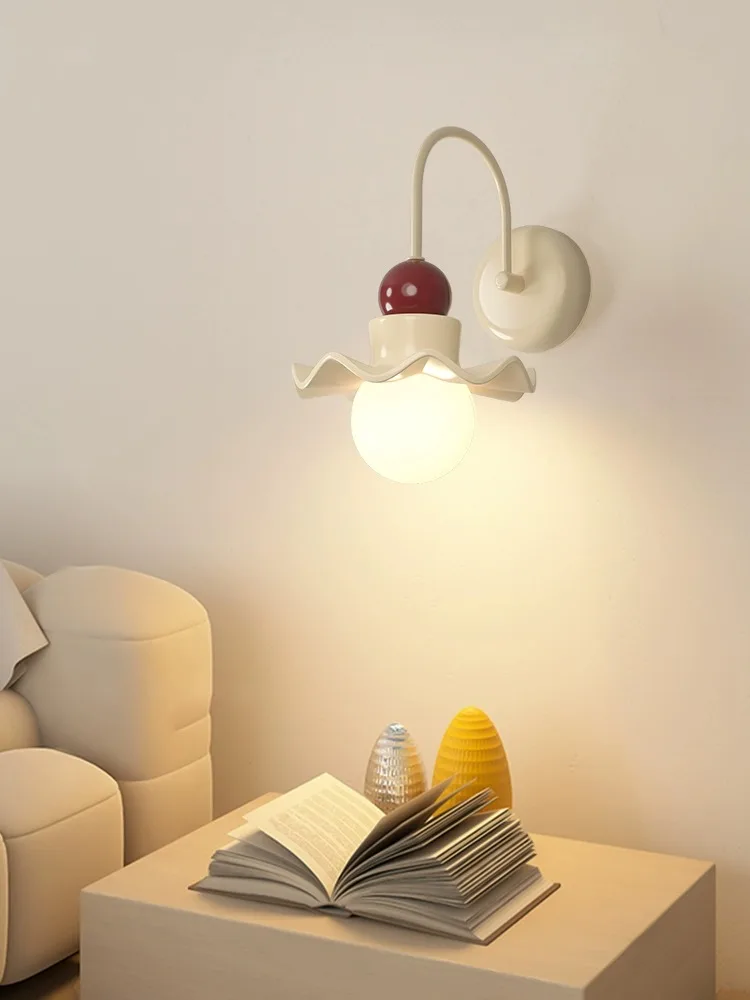 

AiPaiTe modern cream style iron art LED chandelier suitable for living room, dining room, bedroom, long shaped chandelier