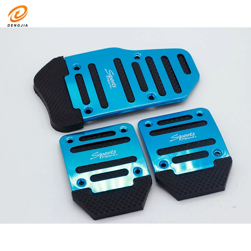 Car Pedals Automobile Manual Stop Pedal Modified Brake Throttle Clutch Aluminum Alloy Pedal Non-slip Pad Stainless Steel Universal