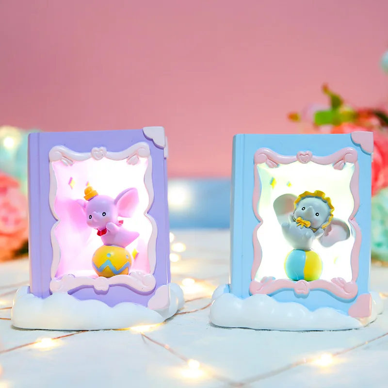 

Creative Decoration Night Light Cartoon Elephant Star Small Night Gift for Children and Students Graduation Gift Bedroom Decor