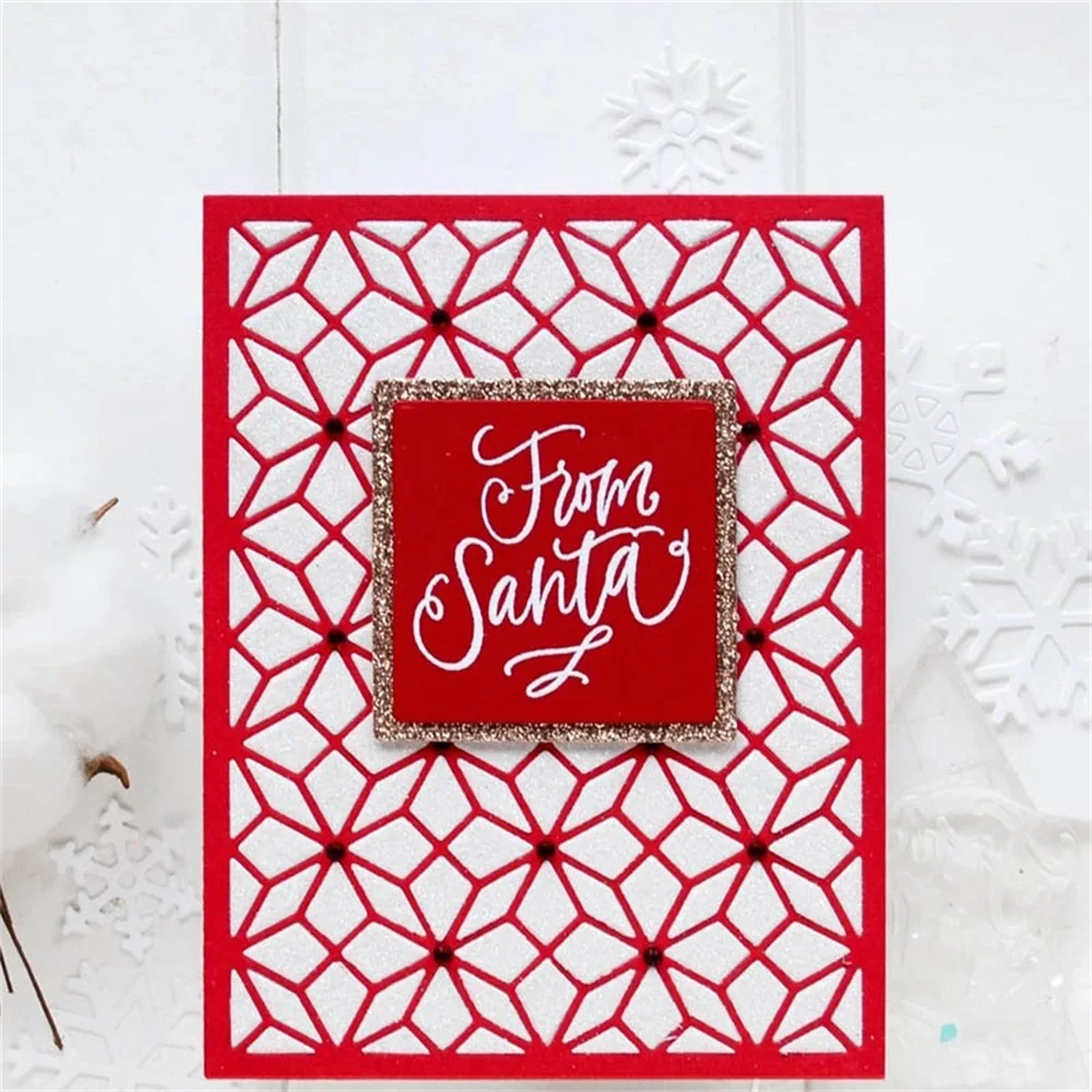 Shine On Stamp Clear Stamps and Cutting Dies Let it Snow Christmas Silicone Transparent Stamps For DIY Scrapbooking Album Card