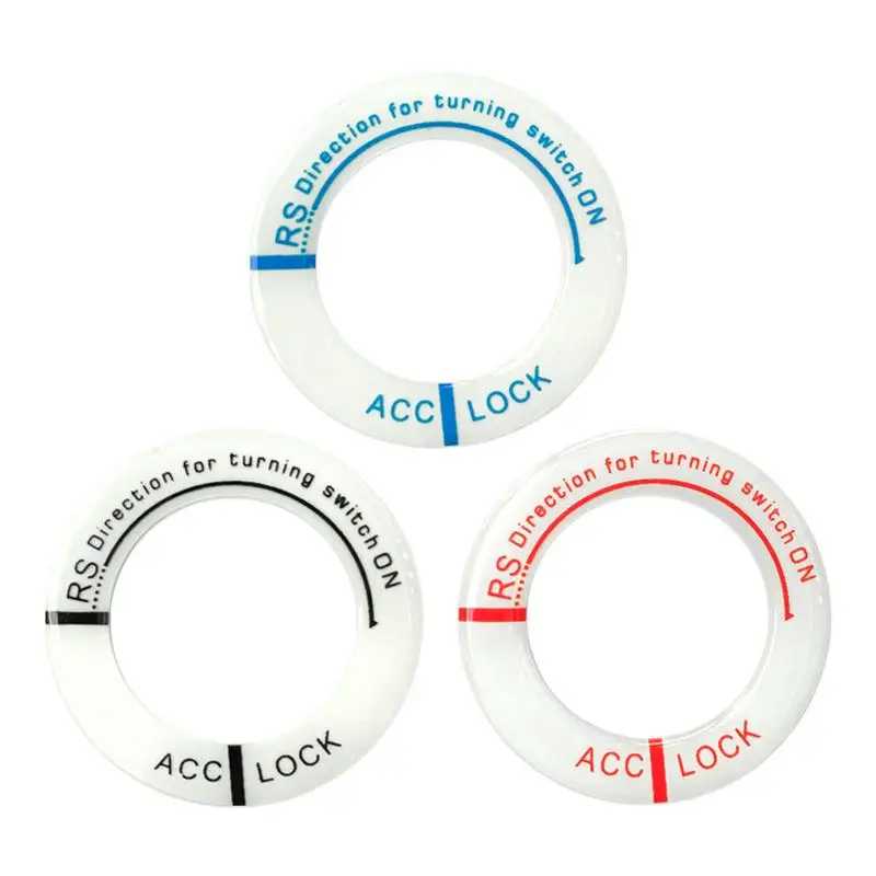 

Кольцо для переключателя зажигания автомобиля, декоративное кольцо для ключей, стикер, флуоресцентный светящийся автомобильный брелок зажигания, стикер, аксессуары, украшения