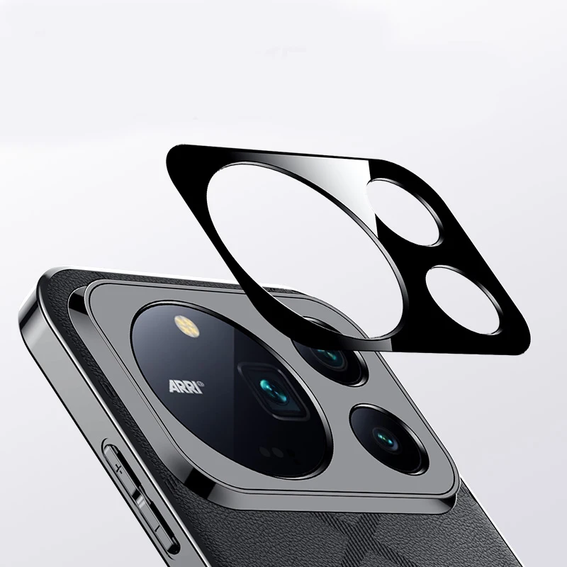 Luxury PU Leather Phone Case with Electroplated Soft Frame Protection