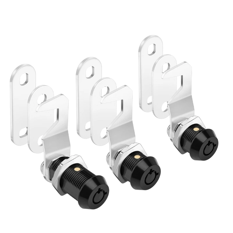 Upgrades Cabinet Locks Keyed Alike Hook Cams Tubulars Security Steel Tool Box Lock Set with Key Simple Installation